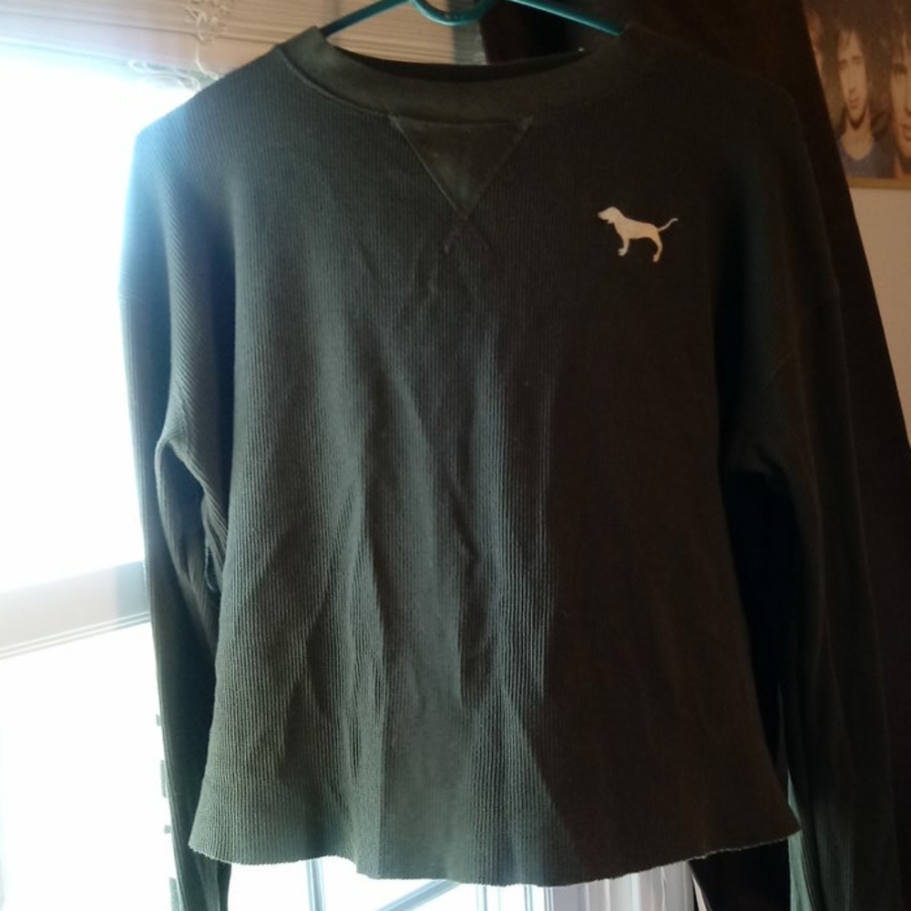 Victoria's Secret waffle crop top